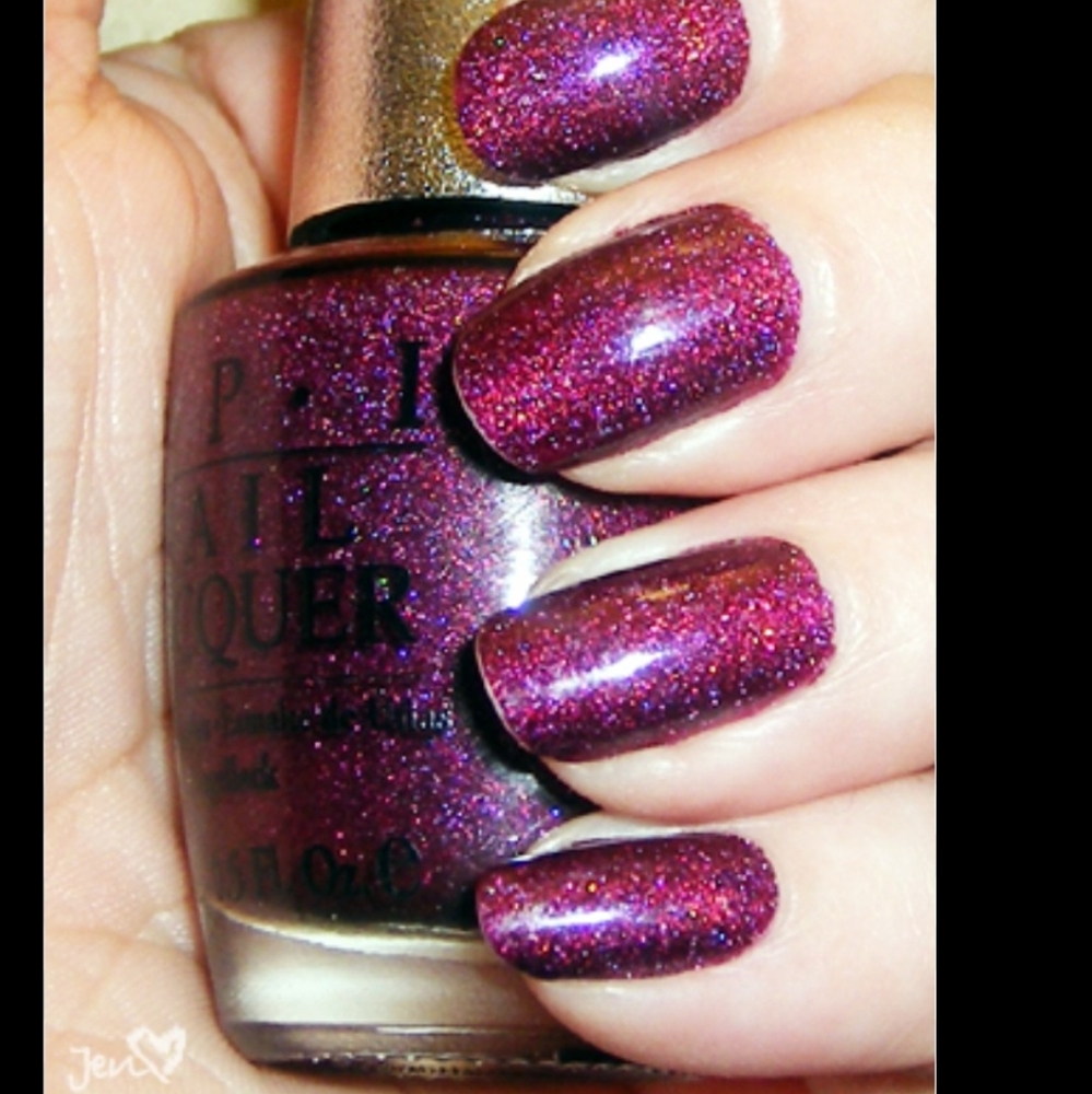 Last TWO LEFT-OPI DS SERIES "#026 Extravagance" HOLOGRAPHIC